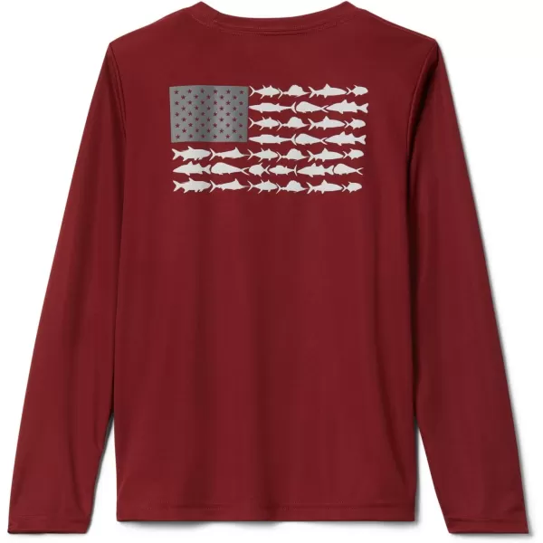 Columbia Boys' Terminal Tackle PFG Fish Flag Long Sleeve
