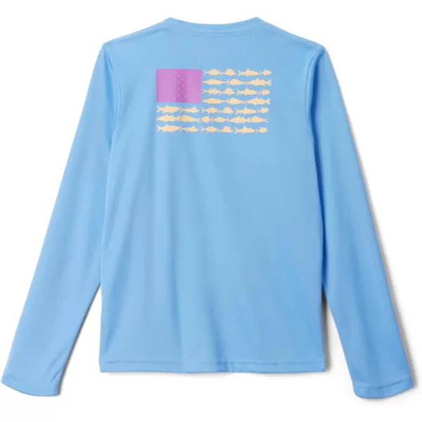 Columbia Boys' Terminal Tackle PFG Fish Flag Long Sleeve