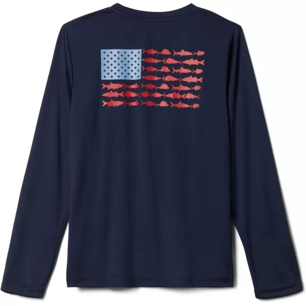 Columbia Boys' Terminal Tackle PFG Fish Flag Long Sleeve