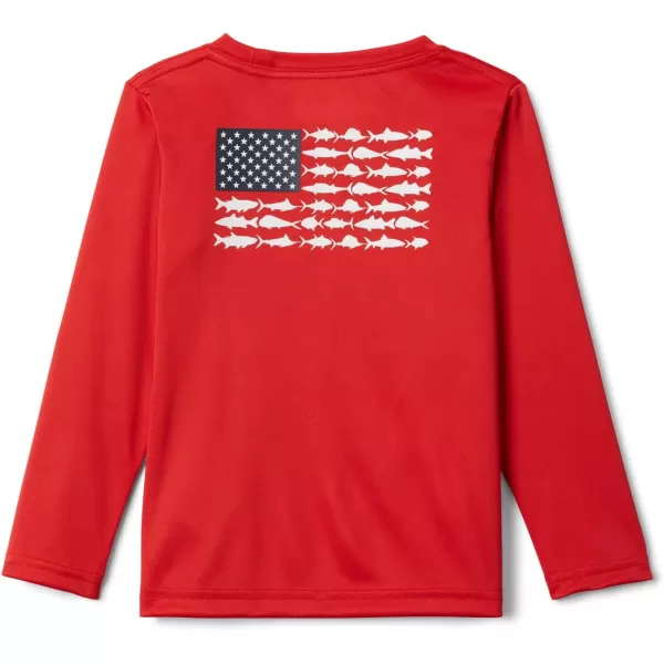 Columbia Boys' Terminal Tackle PFG Fish Flag Long Sleeve