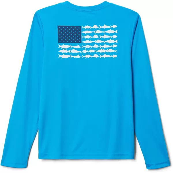 Columbia Boys' Terminal Tackle PFG Fish Flag Long Sleeve