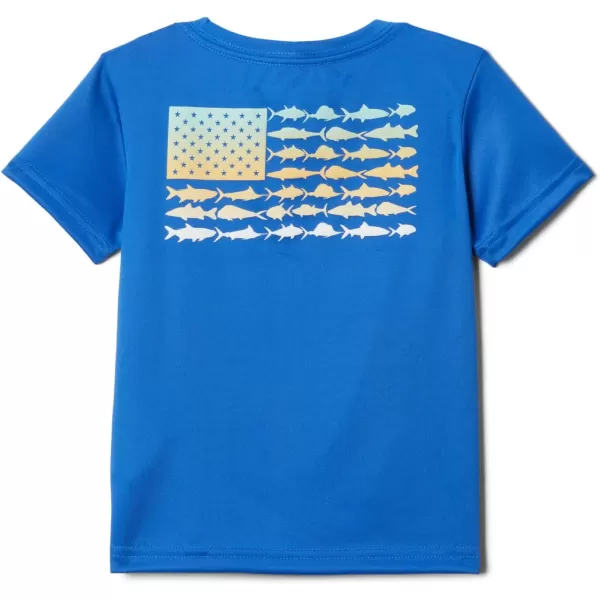 Columbia Boys' Terminal Tackle PFG Fish Flag Short Sleeve
