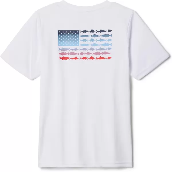 Columbia Boys' Terminal Tackle PFG Fish Flag Short Sleeve