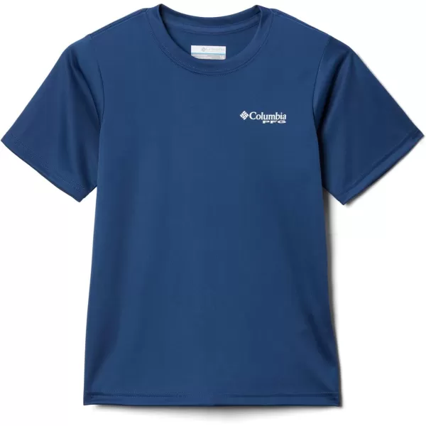 Columbia Boys' Terminal Tackle PFG Fish Flag Short Sleeve