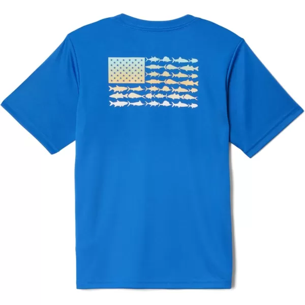 Columbia Boys' Terminal Tackle PFG Fish Flag Short Sleeve