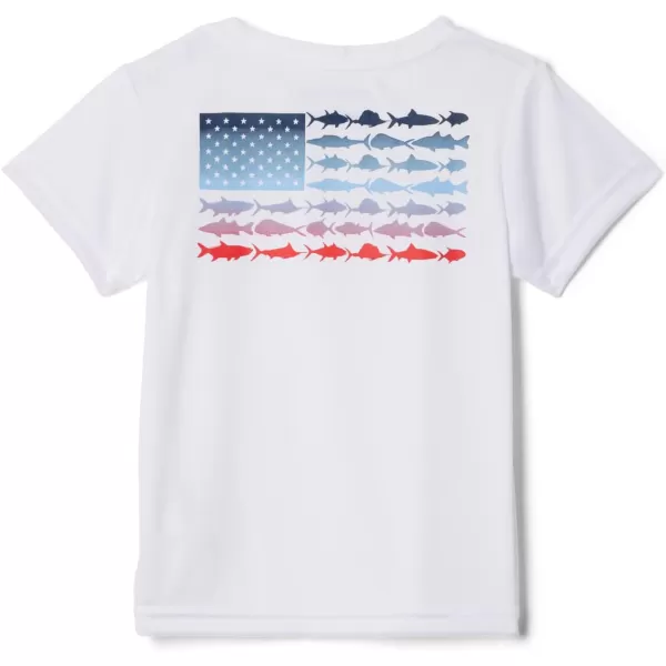 Columbia Boys' Terminal Tackle PFG Fish Flag Short Sleeve