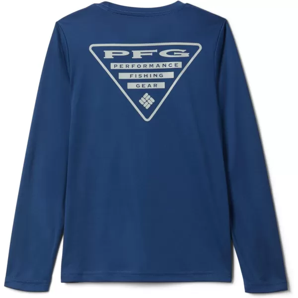Columbia Boys' Terminal Tackle PFG Triangle Logo Long Sleeve