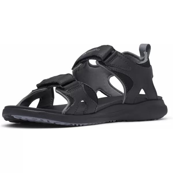 Columbia Men's COLUMBIA 2 STRAP Sandal, Black/Ti Grey Steel, 15 Regular US