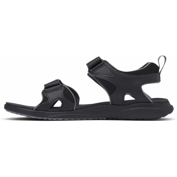 Columbia Men's COLUMBIA 2 STRAP Sandal, Black/Ti Grey Steel, 15 Regular US