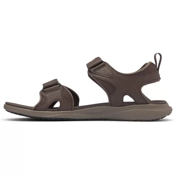 Columbia Men's COLUMBIA 2 STRAP Sandal, Black/Ti Grey Steel, 15 Regular US