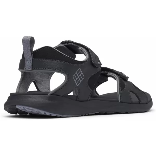 Columbia Men's COLUMBIA 2 STRAP Sandal, Black/Ti Grey Steel, 15 Regular US