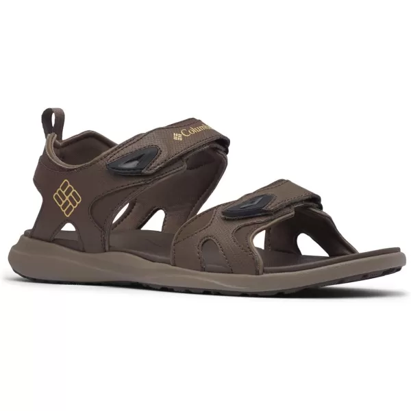 Columbia Men's COLUMBIA 2 STRAP Sandal, Black/Ti Grey Steel, 15 Regular US