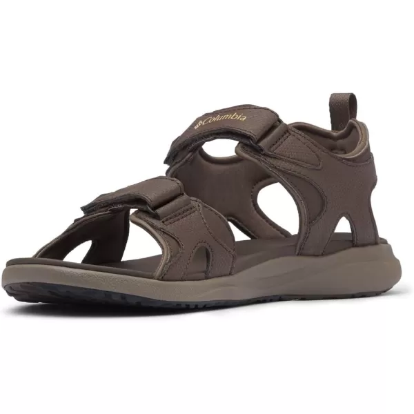 Columbia Men's COLUMBIA 2 STRAP Sandal, Black/Ti Grey Steel, 15 Regular US