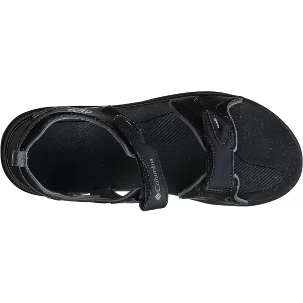 Columbia Men's COLUMBIA 2 STRAP Sandal, Black/Ti Grey Steel, 15 Regular US
