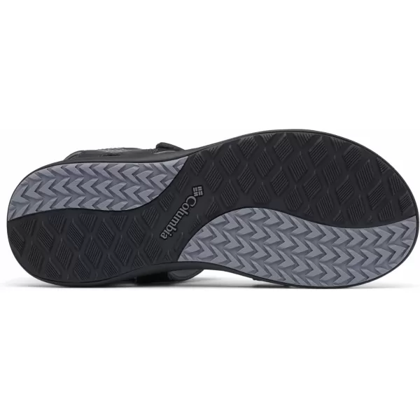 Columbia Men's COLUMBIA 2 STRAP Sandal, Black/Ti Grey Steel, 15 Regular US