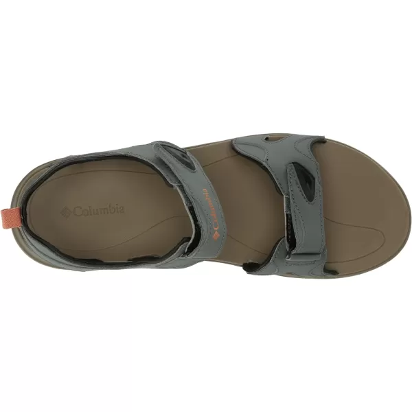 Columbia Men's COLUMBIA 2 STRAP Sandal, Black/Ti Grey Steel, 15 Regular US
