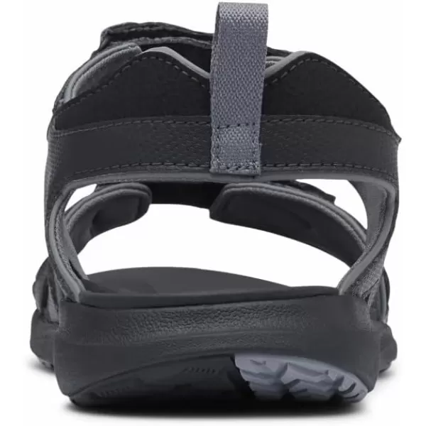 Columbia Men's COLUMBIA 2 STRAP Sandal, Black/Ti Grey Steel, 15 Regular US