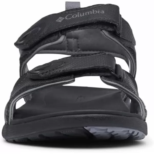 Columbia Men's COLUMBIA 2 STRAP Sandal, Black/Ti Grey Steel, 15 Regular US