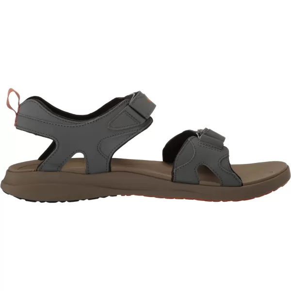 Columbia Men's COLUMBIA 2 STRAP Sandal, Black/Ti Grey Steel, 15 Regular US