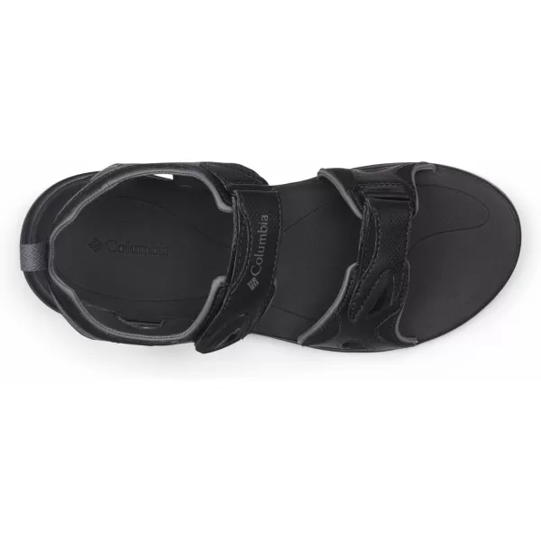 Columbia Men's COLUMBIA 2 STRAP Sandal, Black/Ti Grey Steel, 15 Regular US
