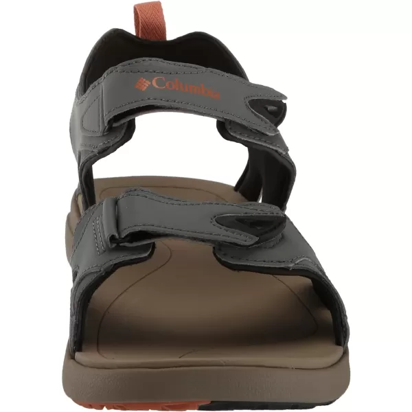 Columbia Men's COLUMBIA 2 STRAP Sandal, Black/Ti Grey Steel, 15 Regular US