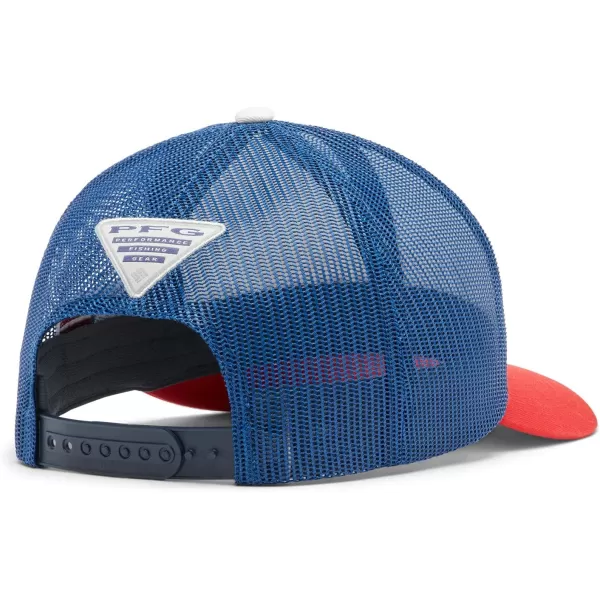 Columbia Women's PFG Logo Mesh Ball Cap-High Crown