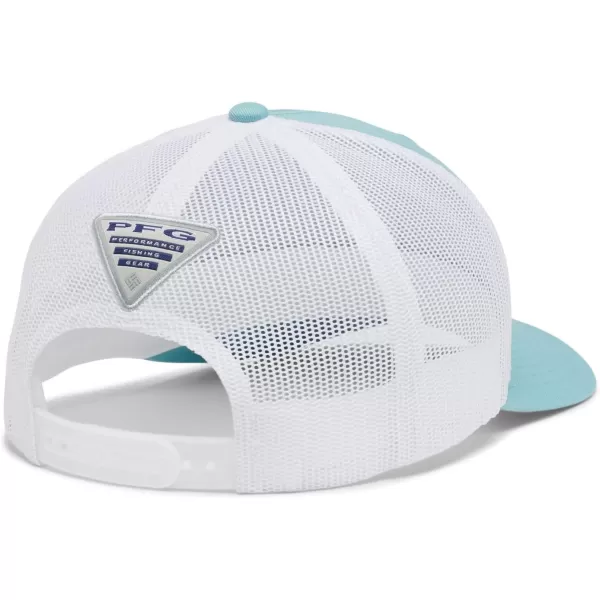 Columbia Women's PFG Logo Mesh Ball Cap-High Crown
