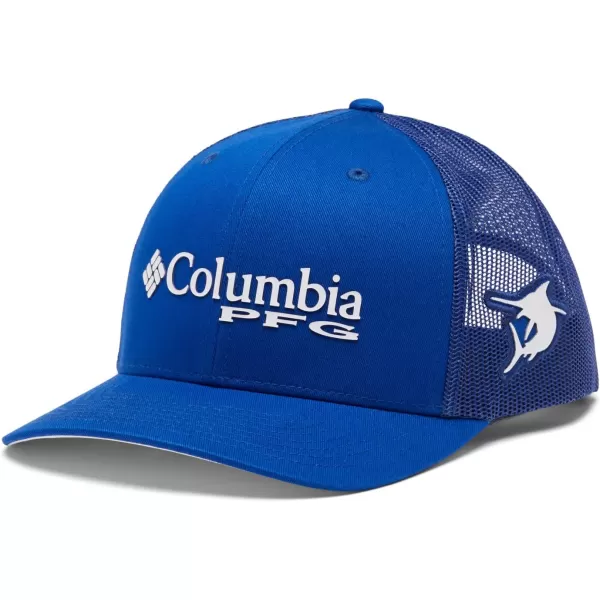 Columbia Women's PFG Logo Mesh Ball Cap-High Crown