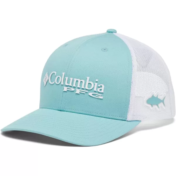 Columbia Women's PFG Logo Mesh Ball Cap-High Crown