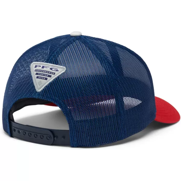 Columbia Women's PFG Logo Mesh Ball Cap-High Crown