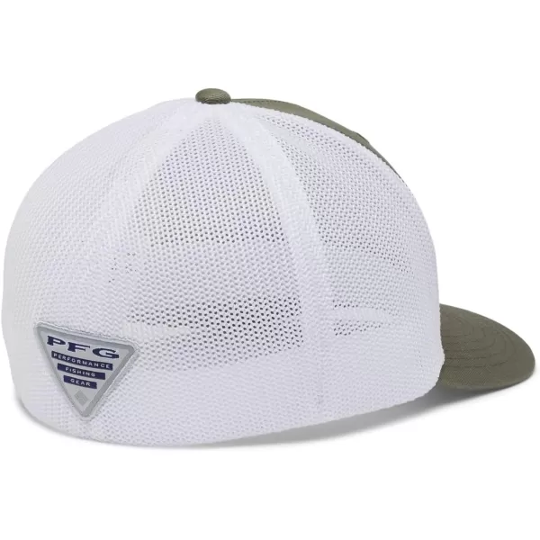 Columbia Women's PFG Logo Mesh Ball Cap-High Crown