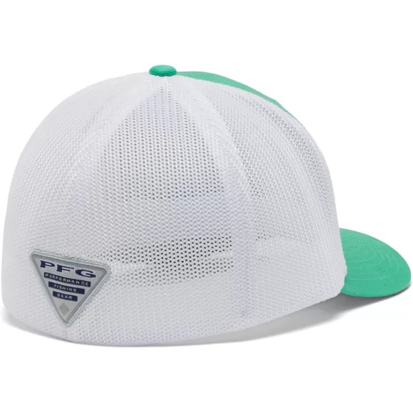 Columbia Women's PFG Logo Mesh Ball Cap-High Crown