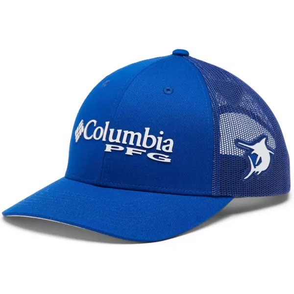 Columbia Women's PFG Logo Mesh Ball Cap-High Crown