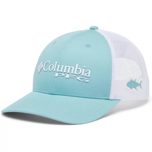 Columbia Women's PFG Logo Mesh Ball Cap-High Crown