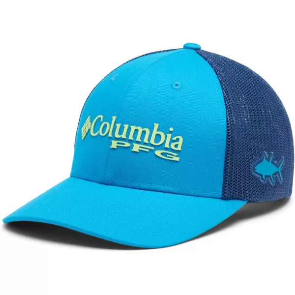 Columbia Women's PFG Logo Mesh Ball Cap-High Crown
