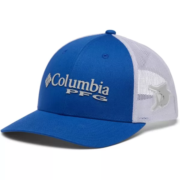 Columbia Women's PFG Logo Mesh Ball Cap-High Crown