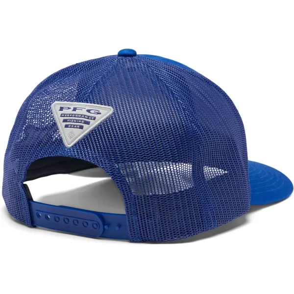 Columbia Women's PFG Logo Mesh Ball Cap-High Crown