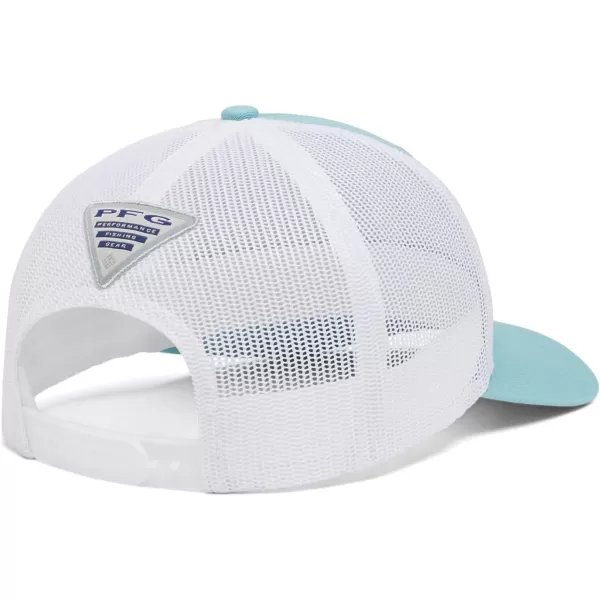 Columbia Women's PFG Logo Mesh Ball Cap-High Crown