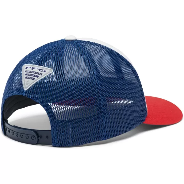 Columbia Women's PFG Logo Mesh Ball Cap-High Crown