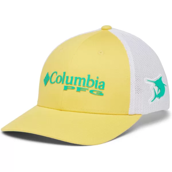 Columbia Women's PFG Logo Mesh Ball Cap-High Crown