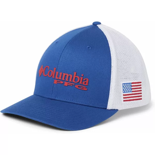 Columbia Women's PFG Logo Mesh Ball Cap-High Crown