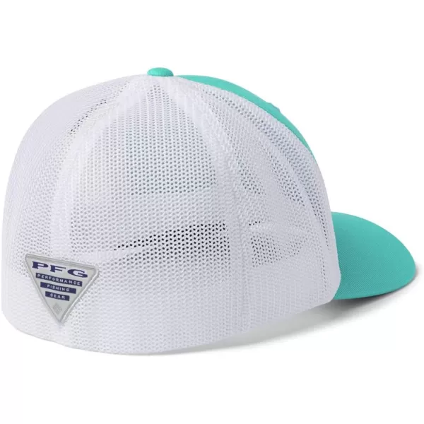 Columbia Women's PFG Logo Mesh Ball Cap-High Crown