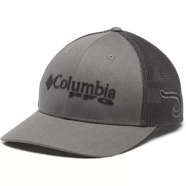 Columbia Women's PFG Logo Mesh Ball Cap-High Crown