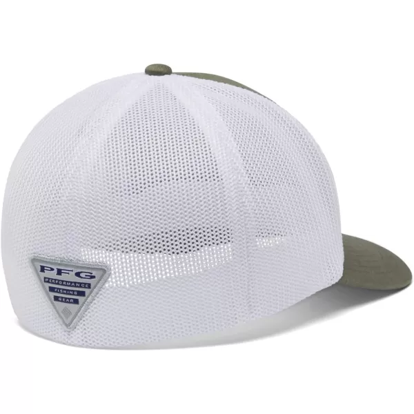 Columbia Women's PFG Logo Mesh Ball Cap-High Crown