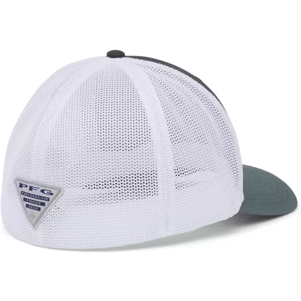 Columbia Women's PFG Logo Mesh Ball Cap-High Crown