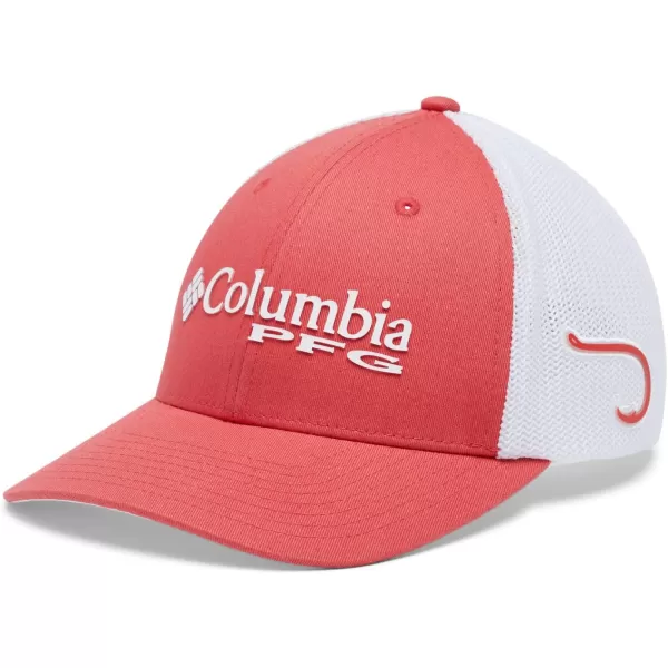 Columbia Women's PFG Logo Mesh Ball Cap-High Crown