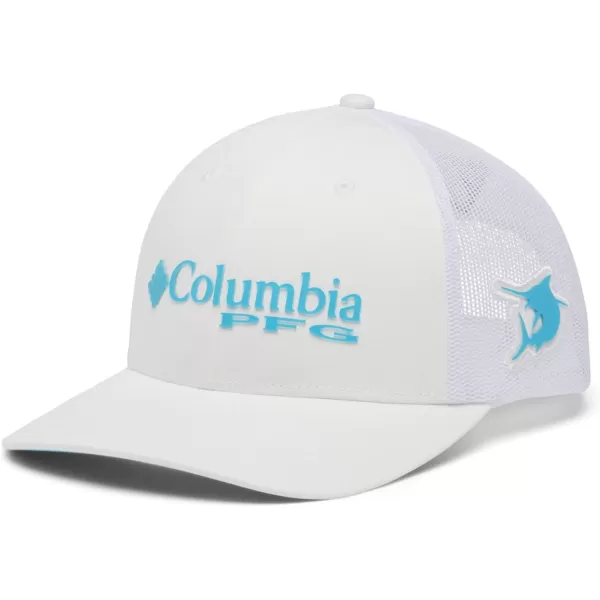 Columbia Women's PFG Logo Mesh Ball Cap-High Crown