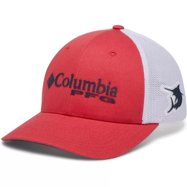 Columbia Women's PFG Logo Mesh Ball Cap-High Crown