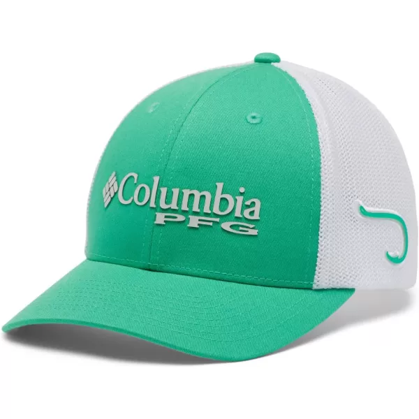 Columbia Women's PFG Logo Mesh Ball Cap-High Crown