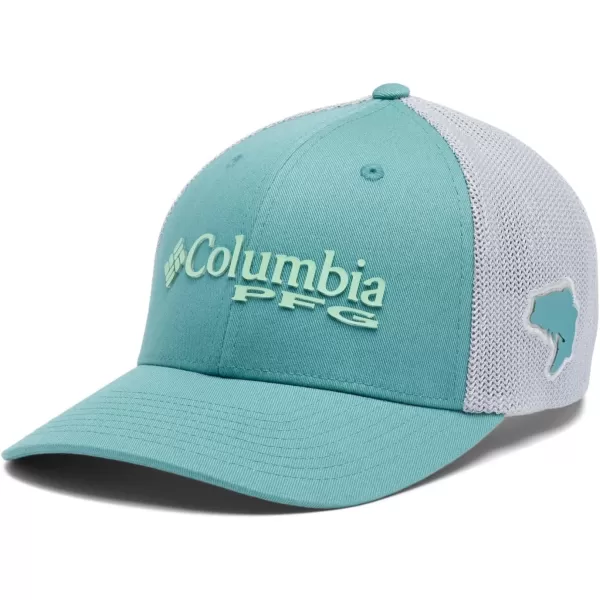 Columbia Women's PFG Logo Mesh Ball Cap-High Crown